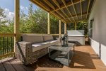 Lower Level Deck with Hot Tub & Outdoor Seating